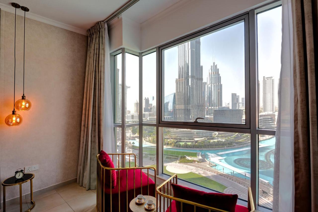 Durrani Homes - Luxe Living With Burj Khalifa And Fountain View - Third Room Without Partition 迪拜 外观 照片