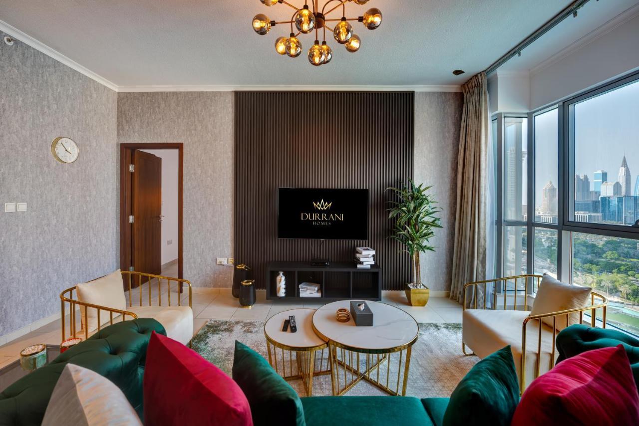 Durrani Homes - Luxe Living With Burj Khalifa And Fountain View - Third Room Without Partition 迪拜 外观 照片