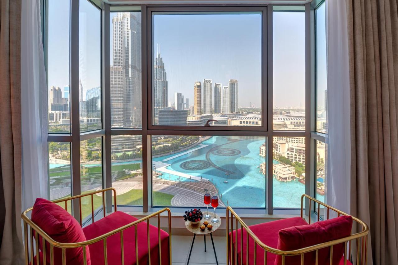 Durrani Homes - Luxe Living With Burj Khalifa And Fountain View - Third Room Without Partition 迪拜 外观 照片